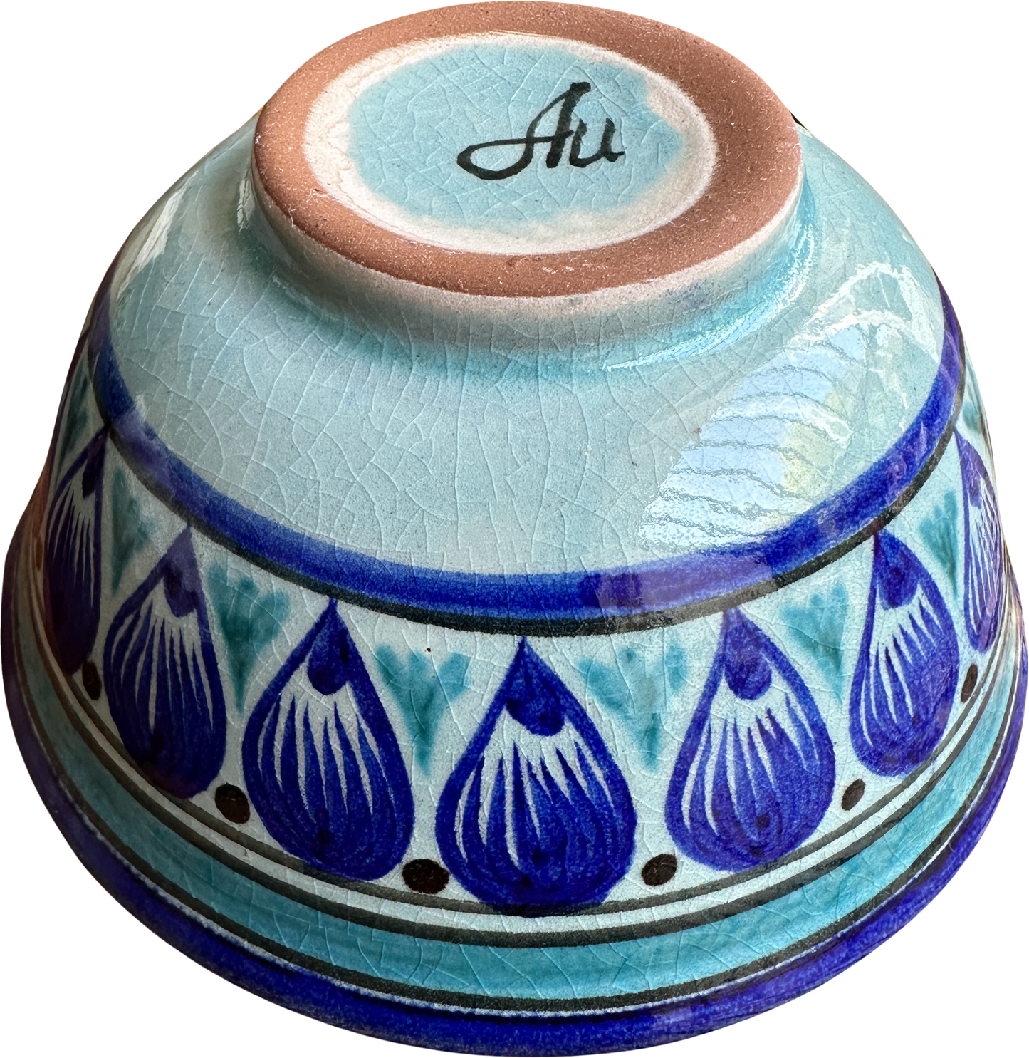 Bol à thé - Fleurs bleues