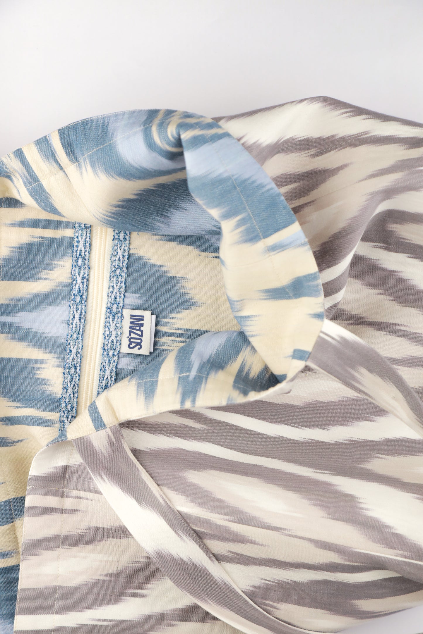 Sac cabas IKAT - Gris