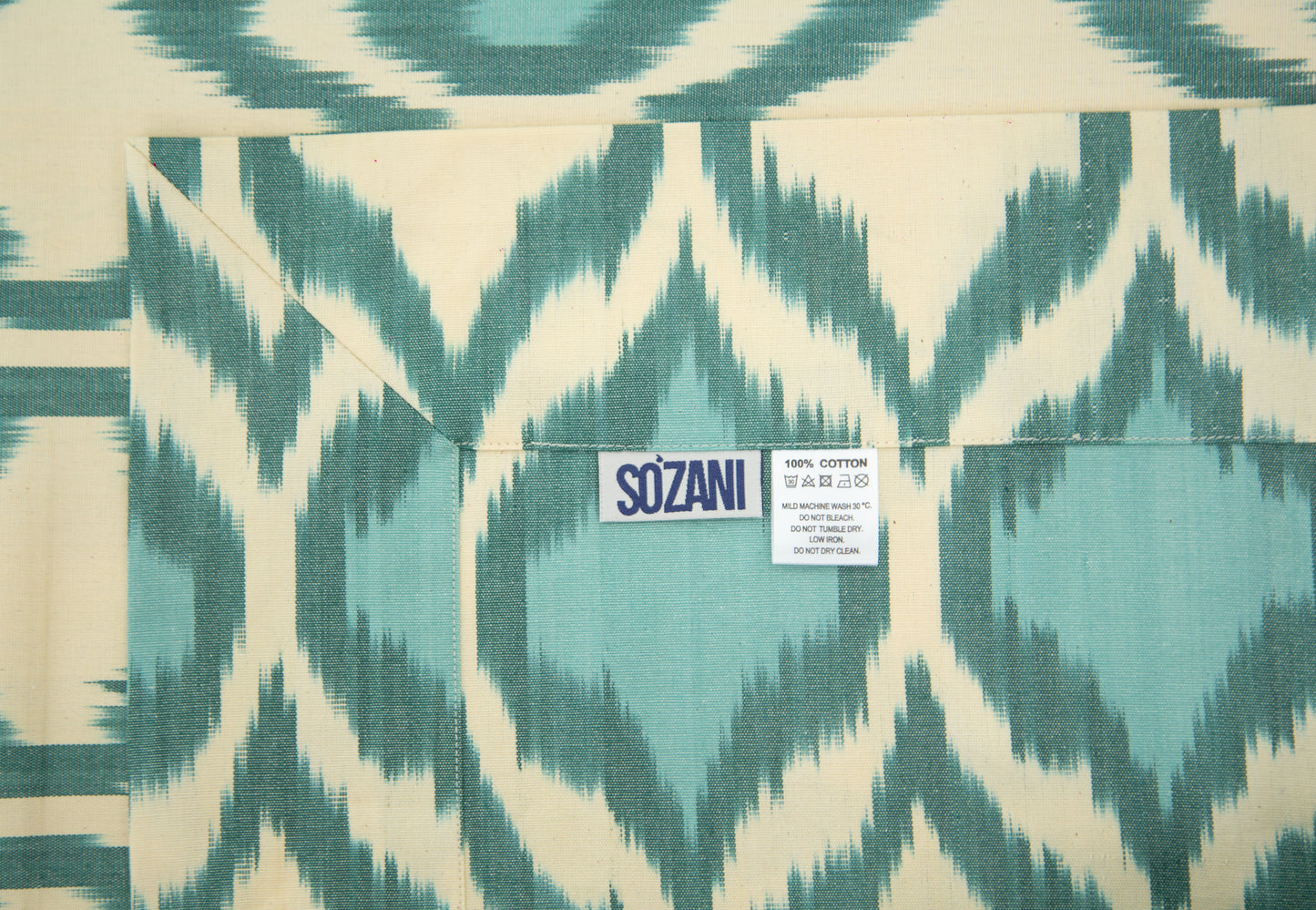 Nappe IKAT - Turquoise