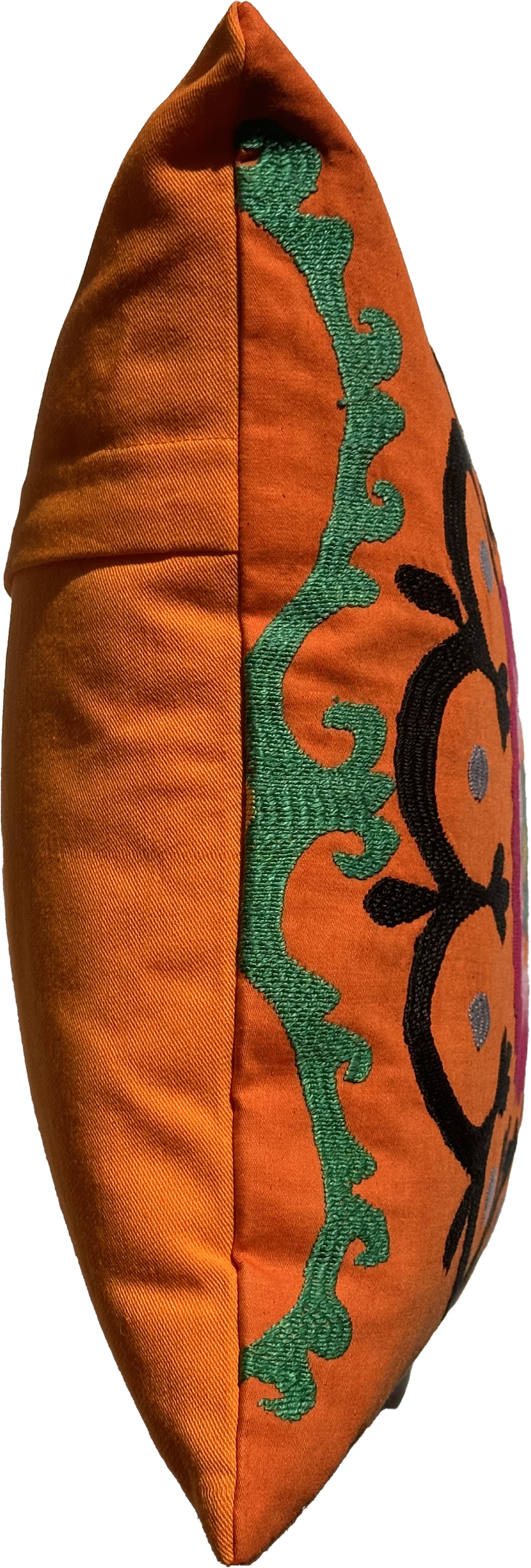 Housse de coussin brodée Vintage -