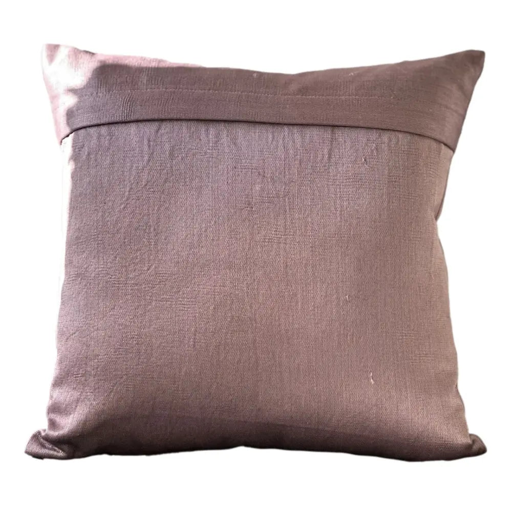 Housse de coussin carrée Suzani - Zaar Anor - Grenades dorées