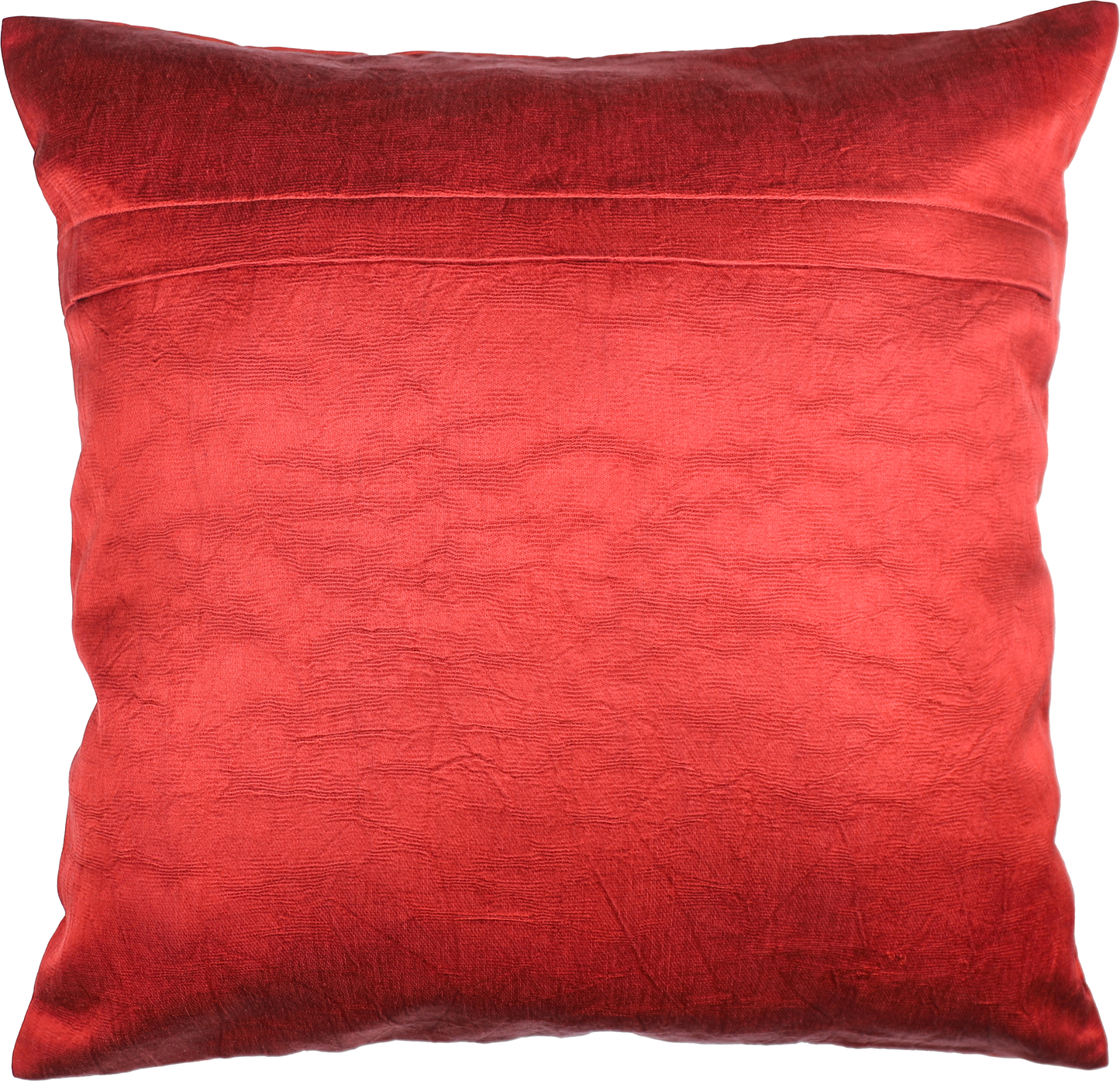 Housse de coussin carrée Suzani rouge - Grenades et oiseaux