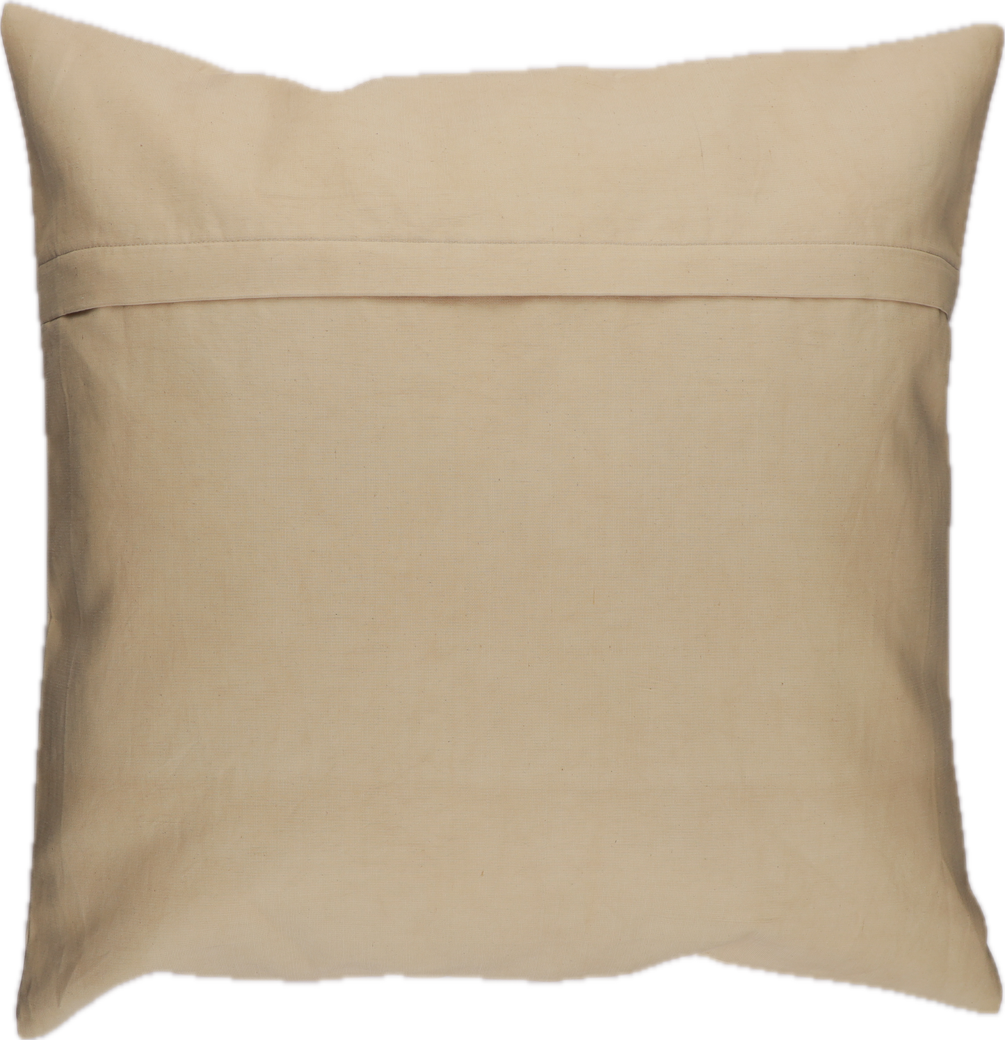 Housse de coussin carrée Suzani - Grenades et oiseaux - Beige