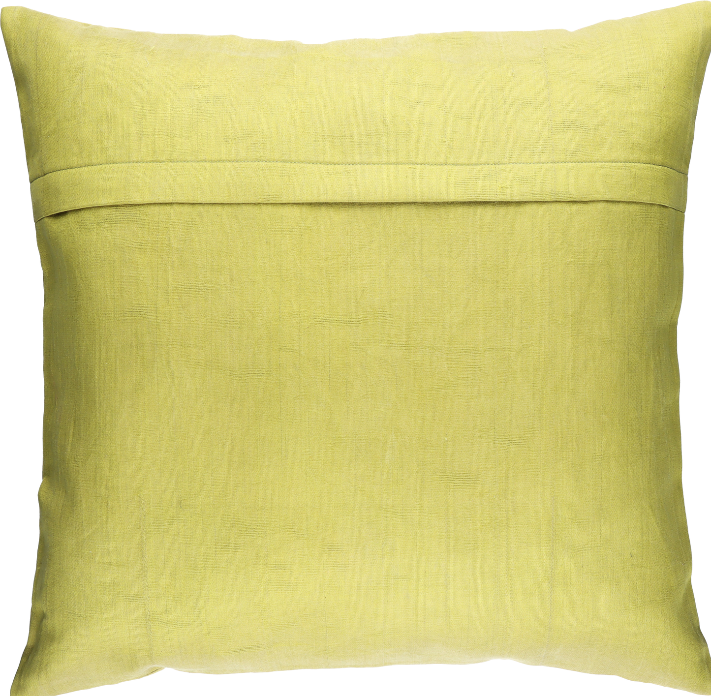 Housse de coussin carrée Suzani verte - Grenades et oiseaux